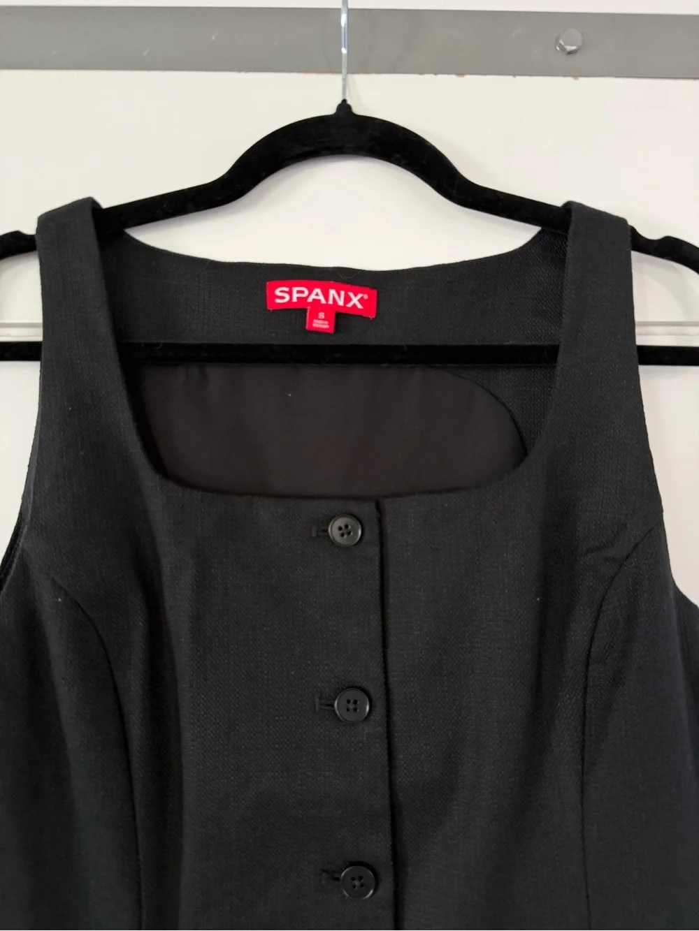 SPANX EasyBreezy Cotton Linen Button-Down Vest